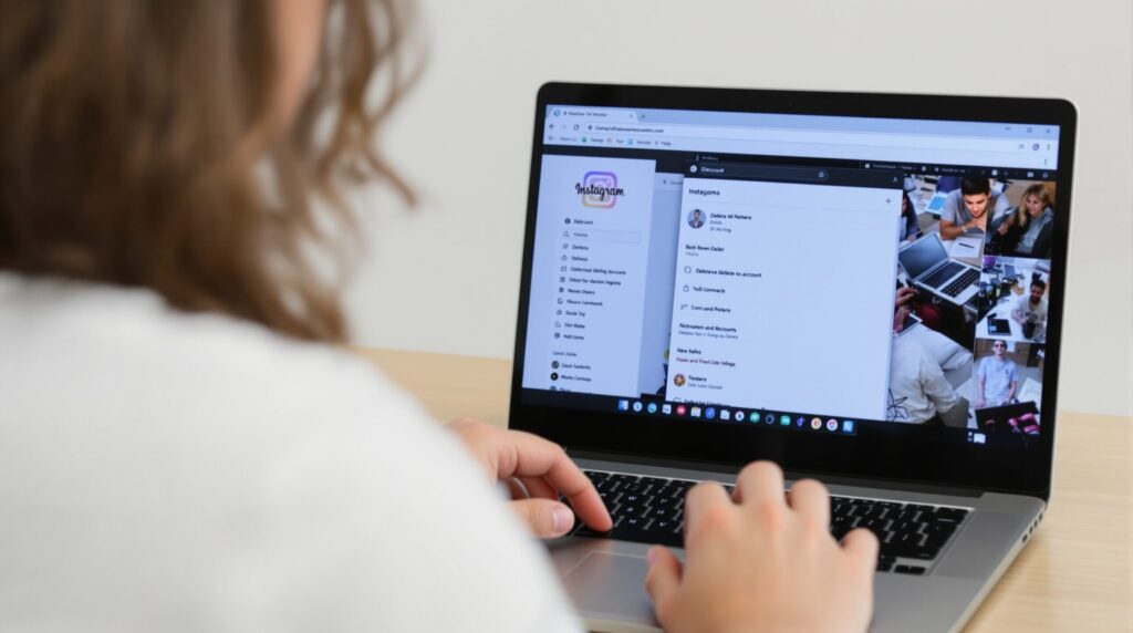 eliminar cuenta instgram