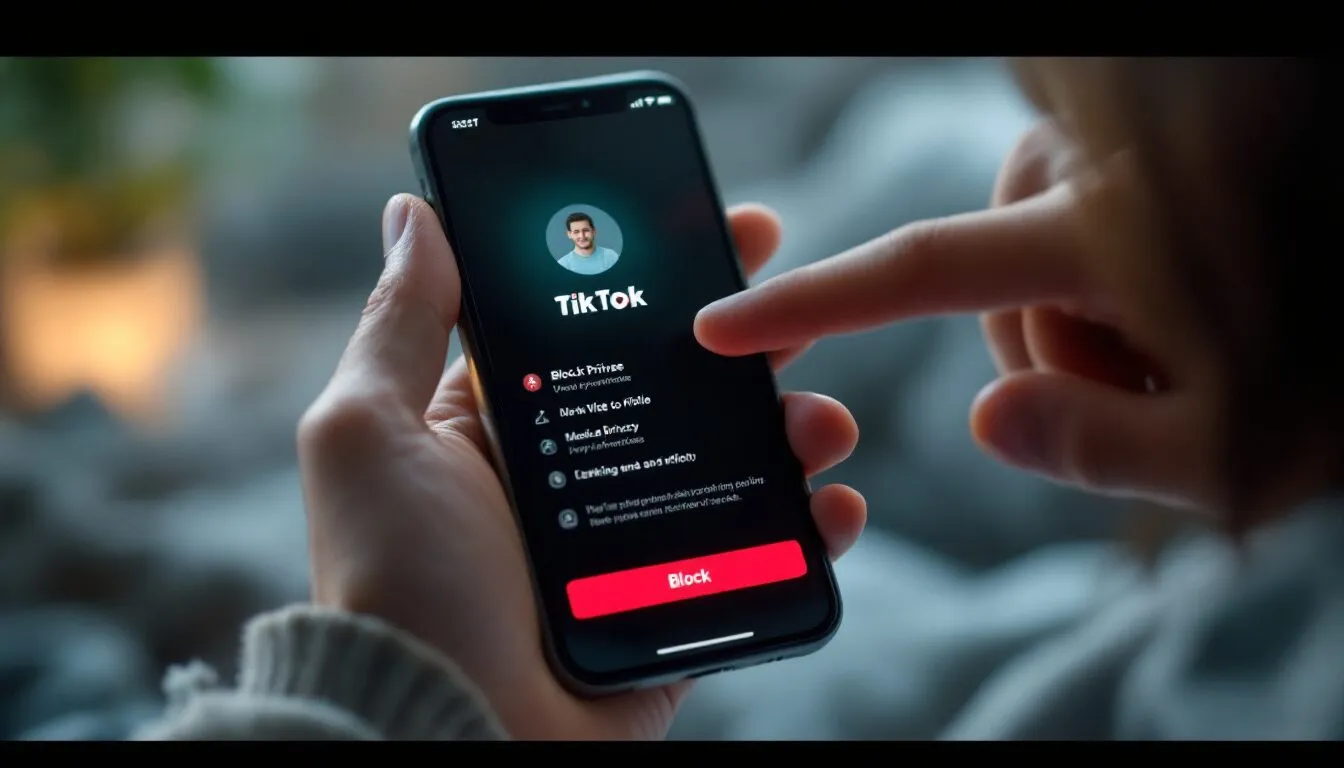 como bloquear en tiktok