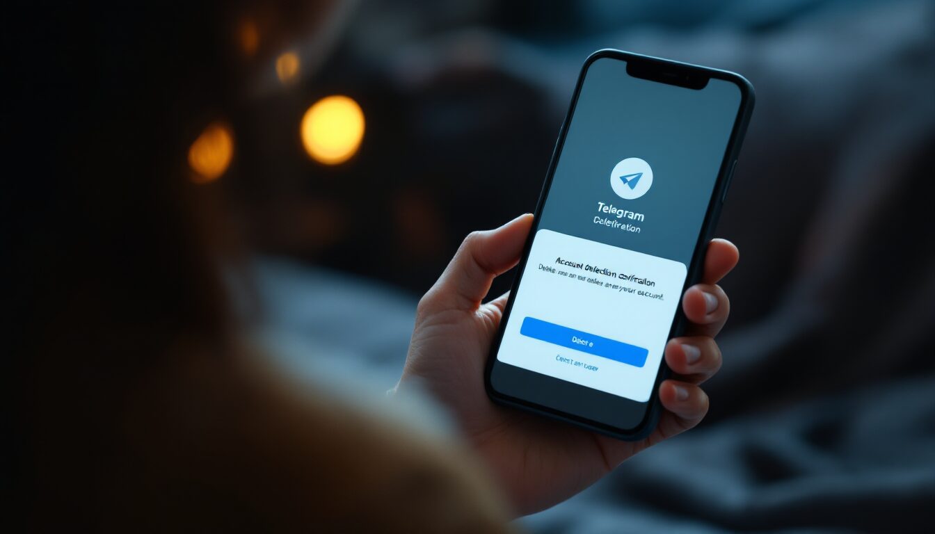 eliminar cuenta telegram