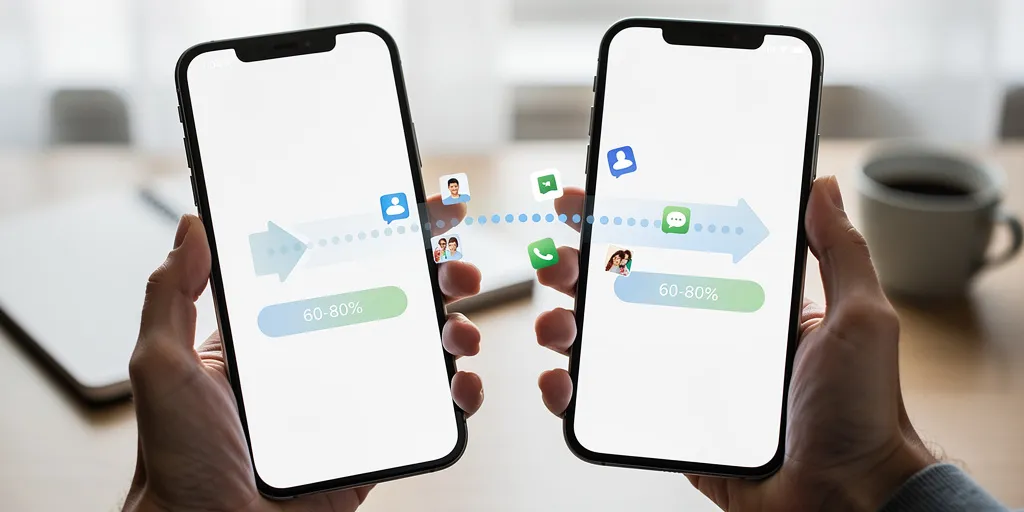 como pasar datos de un movil a otro