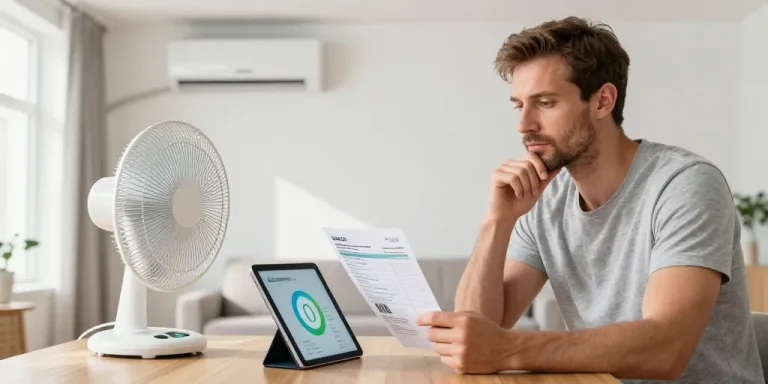 ventilador o aire acondicionado